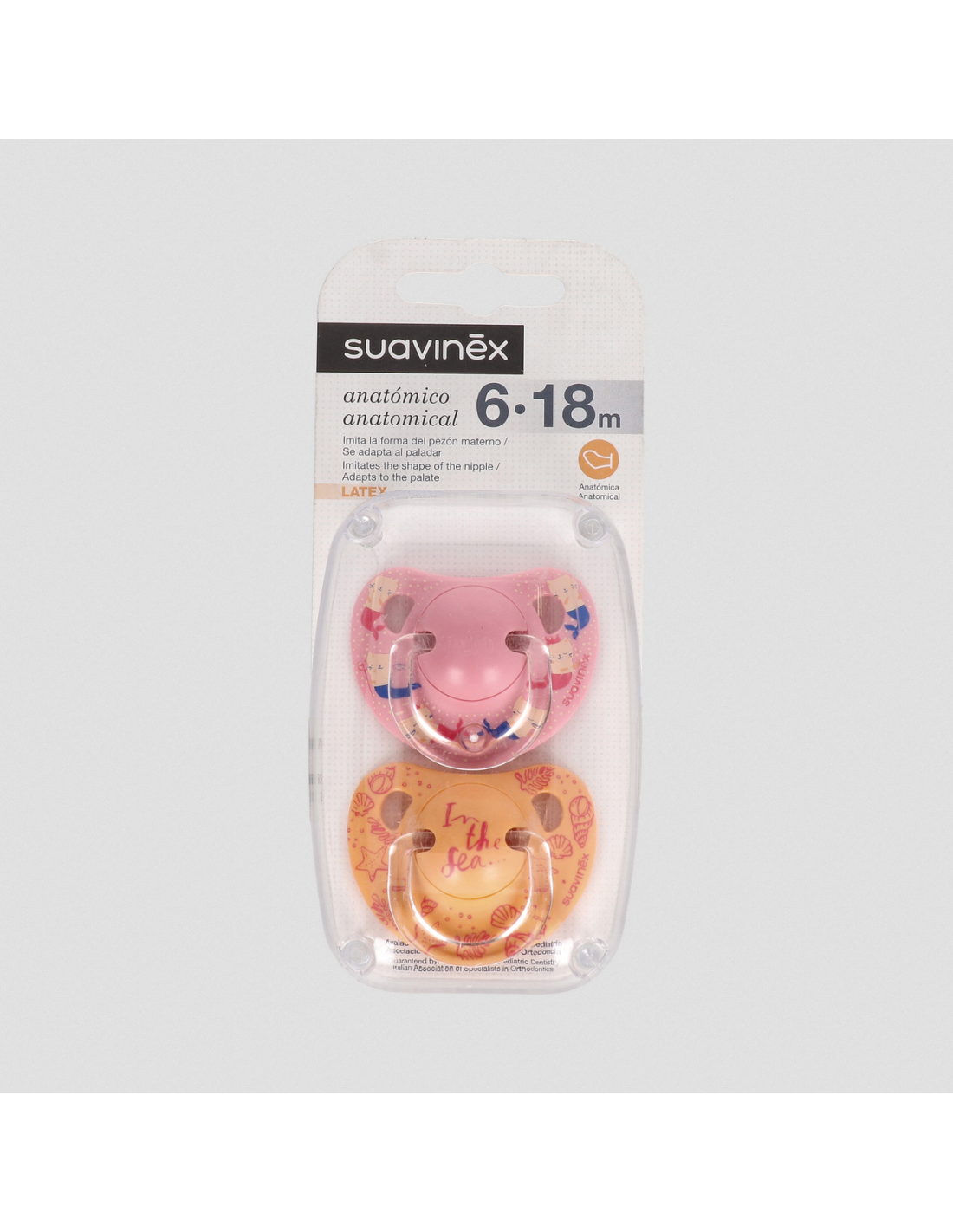 Chupete silicona anatomico - suavinex clasico (0 - 6 meses 2 unidades)