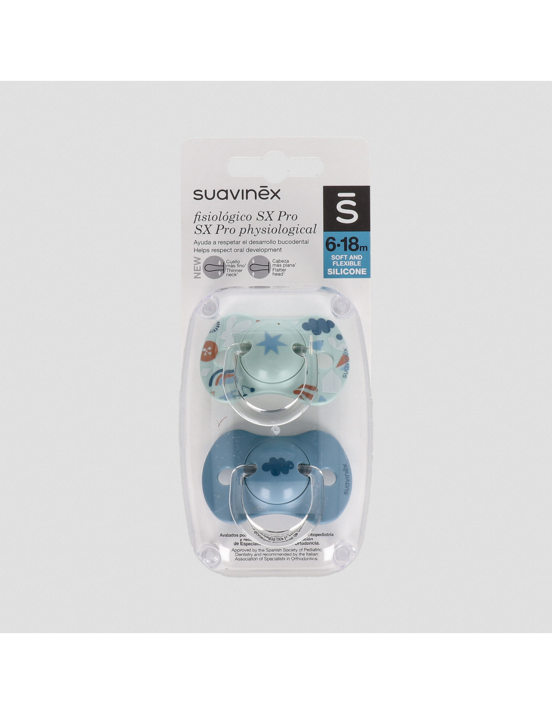 Suavinex Zero Chupete Silicona 6-18 Meses