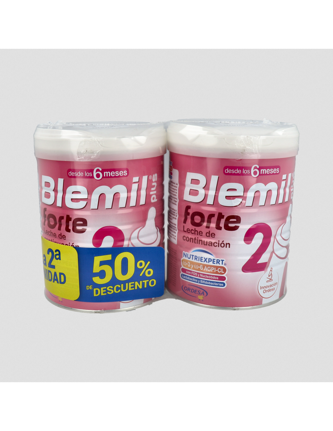 Blemil 2 Forte - Leche de Continuación en polvo para bebés Desde los 6  Meses - Formato Ahorro 1200g