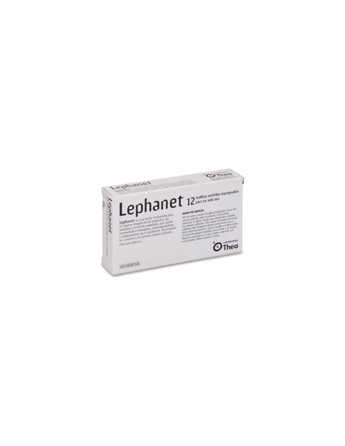 Lephanet 12 Toallitas Limpiadoras Ojos