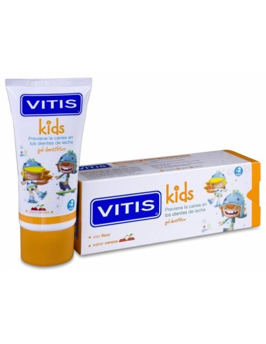 Pasta de dientes VITIS Kids para niños entre 2 y 6 años - VITIS
