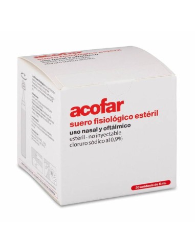 Suero fisiológico monodosis 5ml (30u)