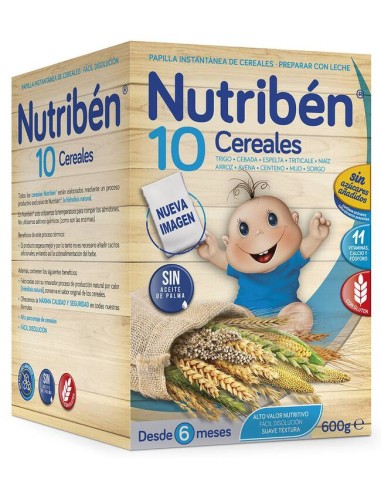 Nutribén 8 Cereales para la alimentación de tu bebé