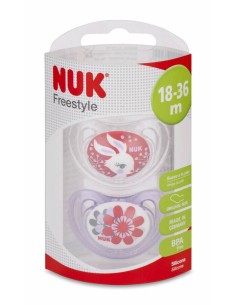 Chupete Látex Nuk Genius Color 18-36 m 1 Unidad