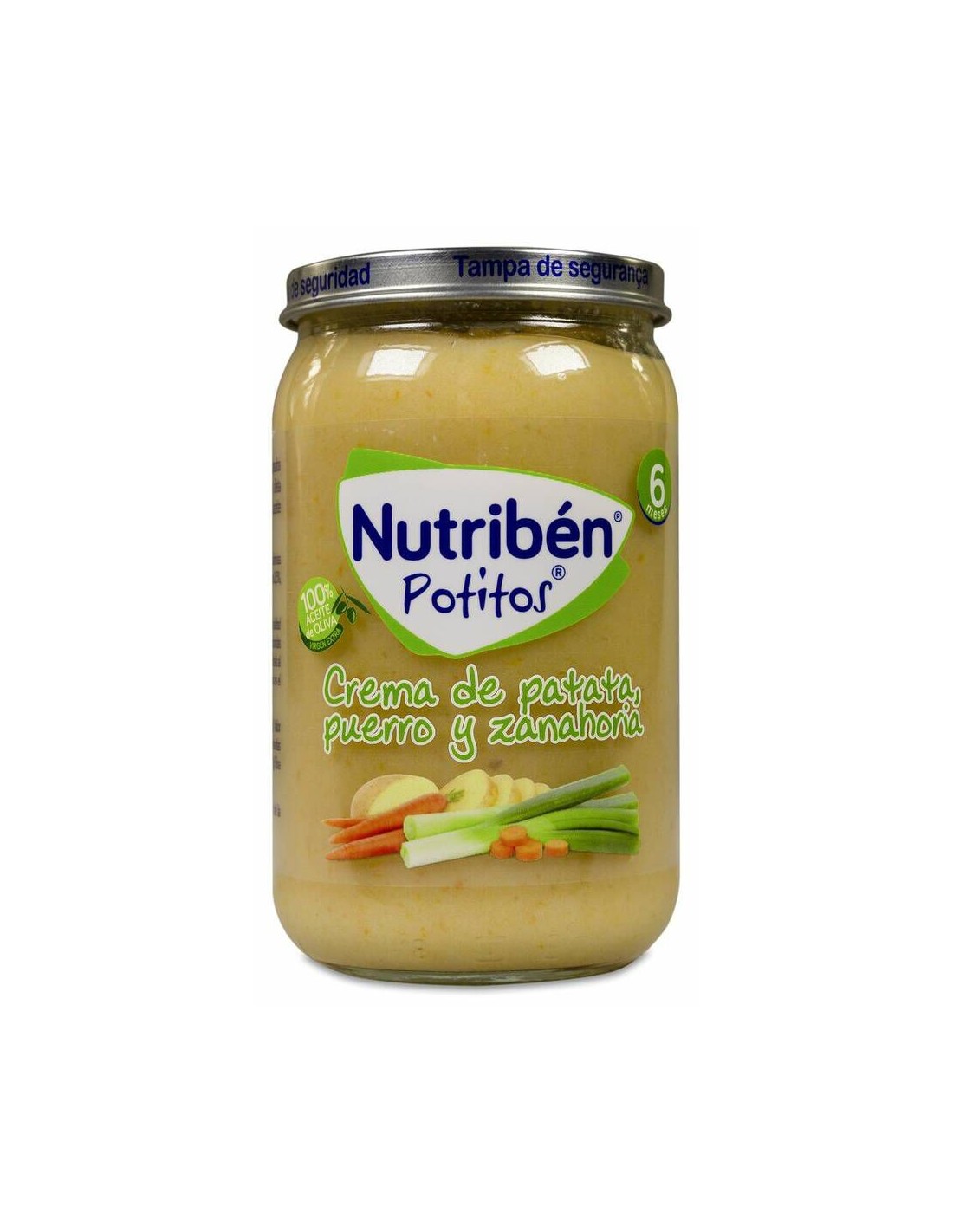 Nutriben Crema De Patata Puerro Y Zanahoria 1 Potito 235 G