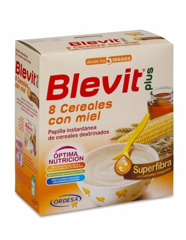Blevit Plus Superfibra 8 Cereales Y Miel 1 Envase 600 G