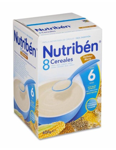 Nutribén 8 Cereales Galletas María 600 gr