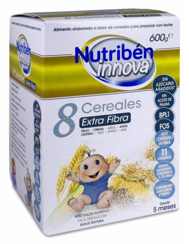Nutriben Innova 8 Cereales Extra Fibra 1 Envase 600 G