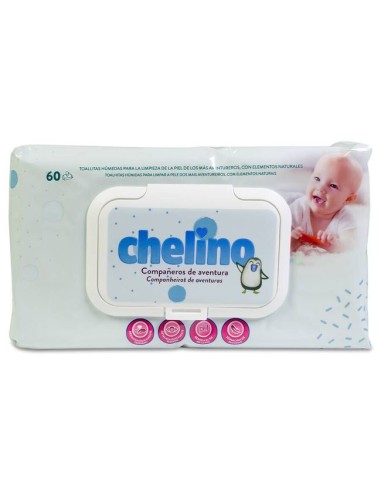 CAJA TOALLITAS INFANTILES CHELINO (12 X 60 uds)