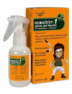 Neositrin Spray Gel Antipiojos 1 Envase 100 Ml