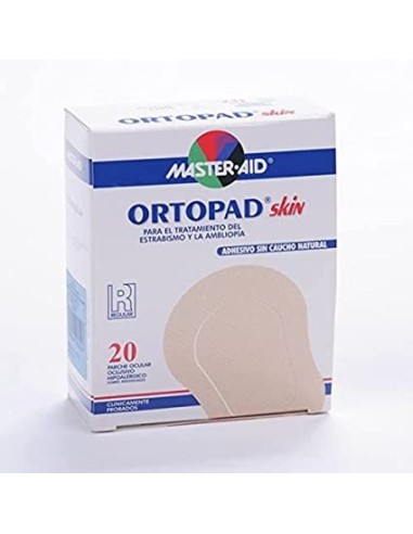 Parches Oculares Master Aid Ortopad Skin Regular 20 Parches