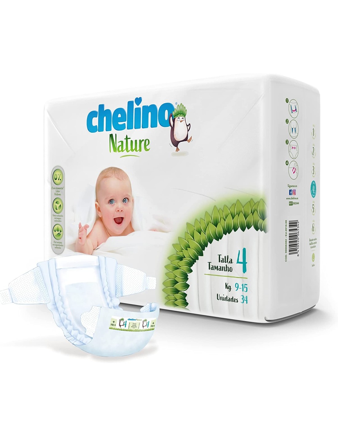 Chelino Toallitas Húmedas Infantiles para la piel del bebé