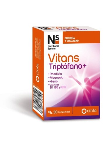 Ns Vitans Triptofano+ 30 Comprimidos