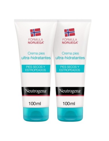 Neutrogena Formula Noruega Pies Crema Ultrahidratante 2 Envases 100 Ml