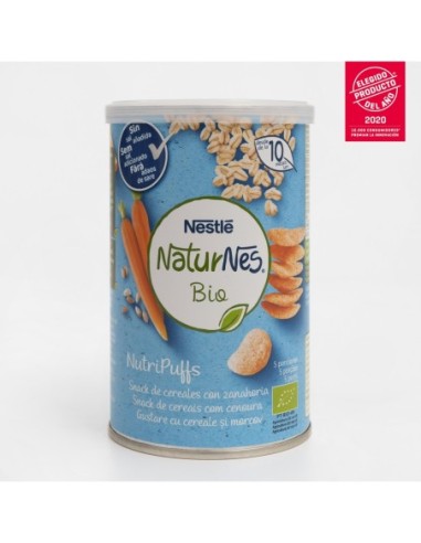 Naturnes Bio Nutripuffs Cereales Con Zanahoria 1 Envase 35 G