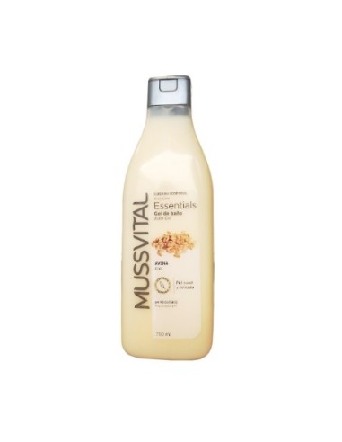 Mussvital Essentials Gel Baño Extratamiento De Avena 1 Envase 750 Ml