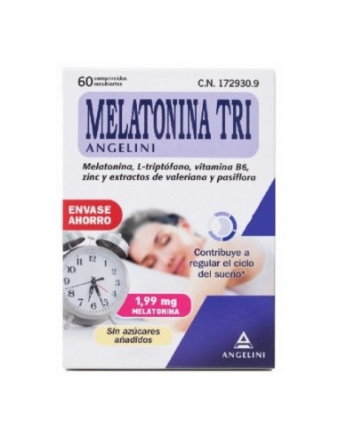 Melatonina Tri 1,99 Mg 60 Comprimidos