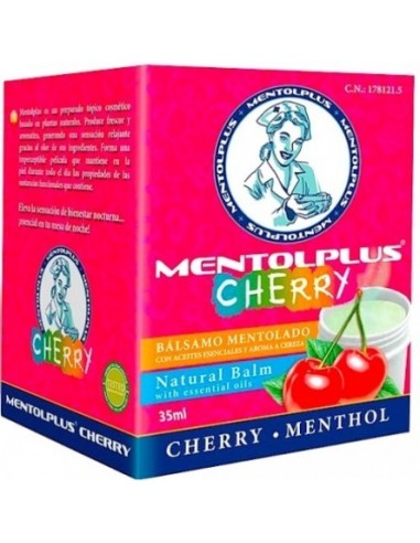 Mentolplus Balsamo 1 Envase 40 G Aroma Cherry