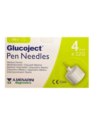 Glucoject Pen Need 32G4Mm 100U