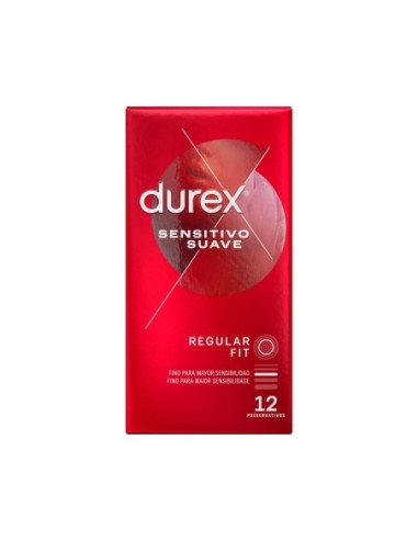 Durex Sensitivo Suave Preservativos 2 Envases 12 Unidades Duplo