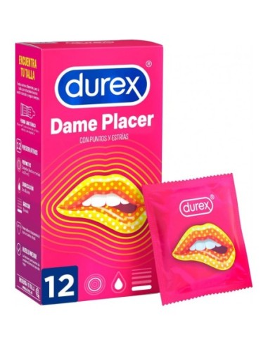Durex Dame Placer Preservativos 12 Unidades