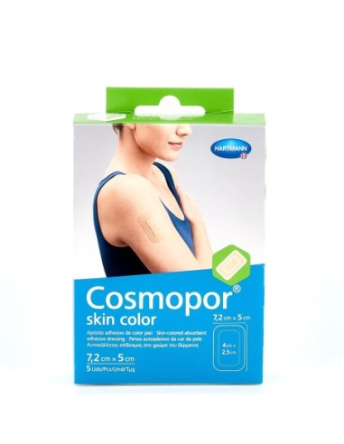 Cosmopor Skin Color Aposito Esteril 5 Unidades 7,2 Cm X 5 Cm