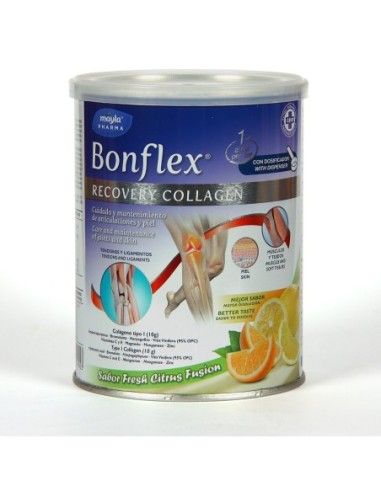 Bonflex Recovery Collagen 1 Envase 397,5 G Sabor Fresh Citrus Fusion