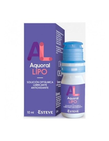 Aquoral Lipo Solucion Oftalmica Lubricante Antioxidante Esteril 1 Frasco 10 Ml
