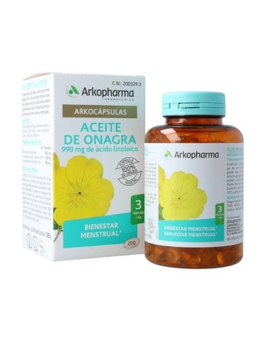 Aceite De Onagra Arkopharma 200 Capsulas