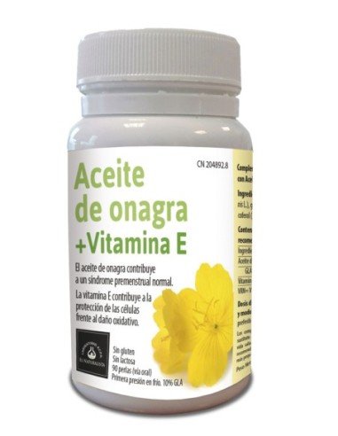 Aceite De Onagra + Vitamina E El Naturalista 90 Perlas