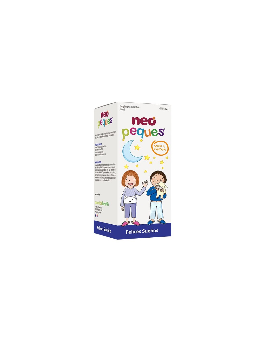 Neo Peques Felices Sueños Jarabe infantil que ayuda al descanso 150 ml -  Neovital Health